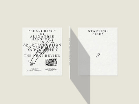 Starting Fires: An Introduction to Card Magic (First Three)