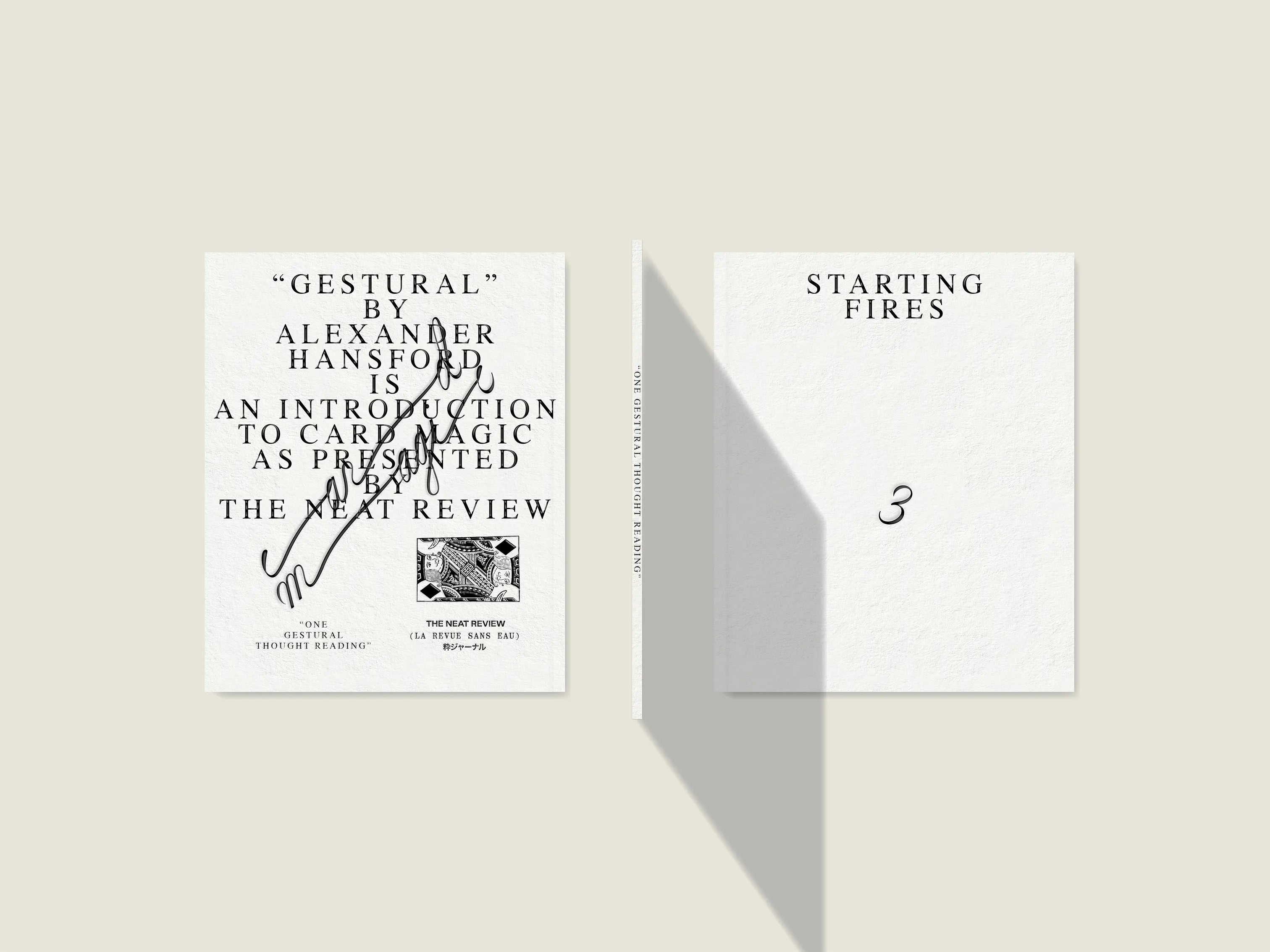 Starting Fires: An Introduction to Card Magic (First Three)