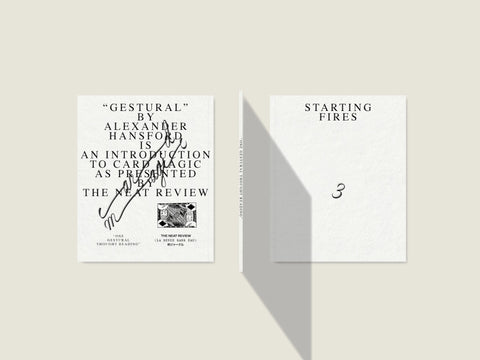 Starting Fires: An Introduction to Card Magic (First Three)