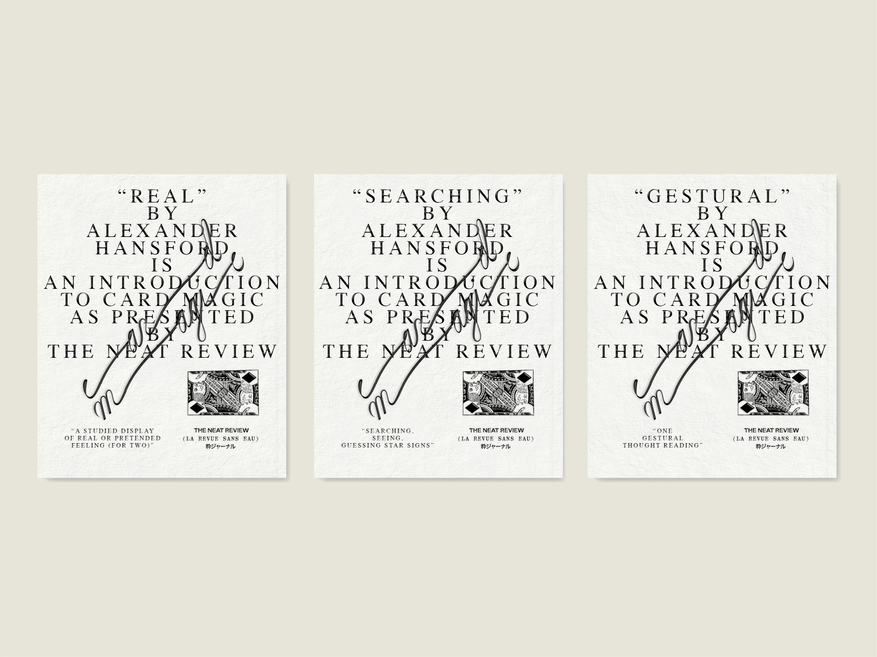 Starting Fires: An Introduction to Card Magic (First Three)