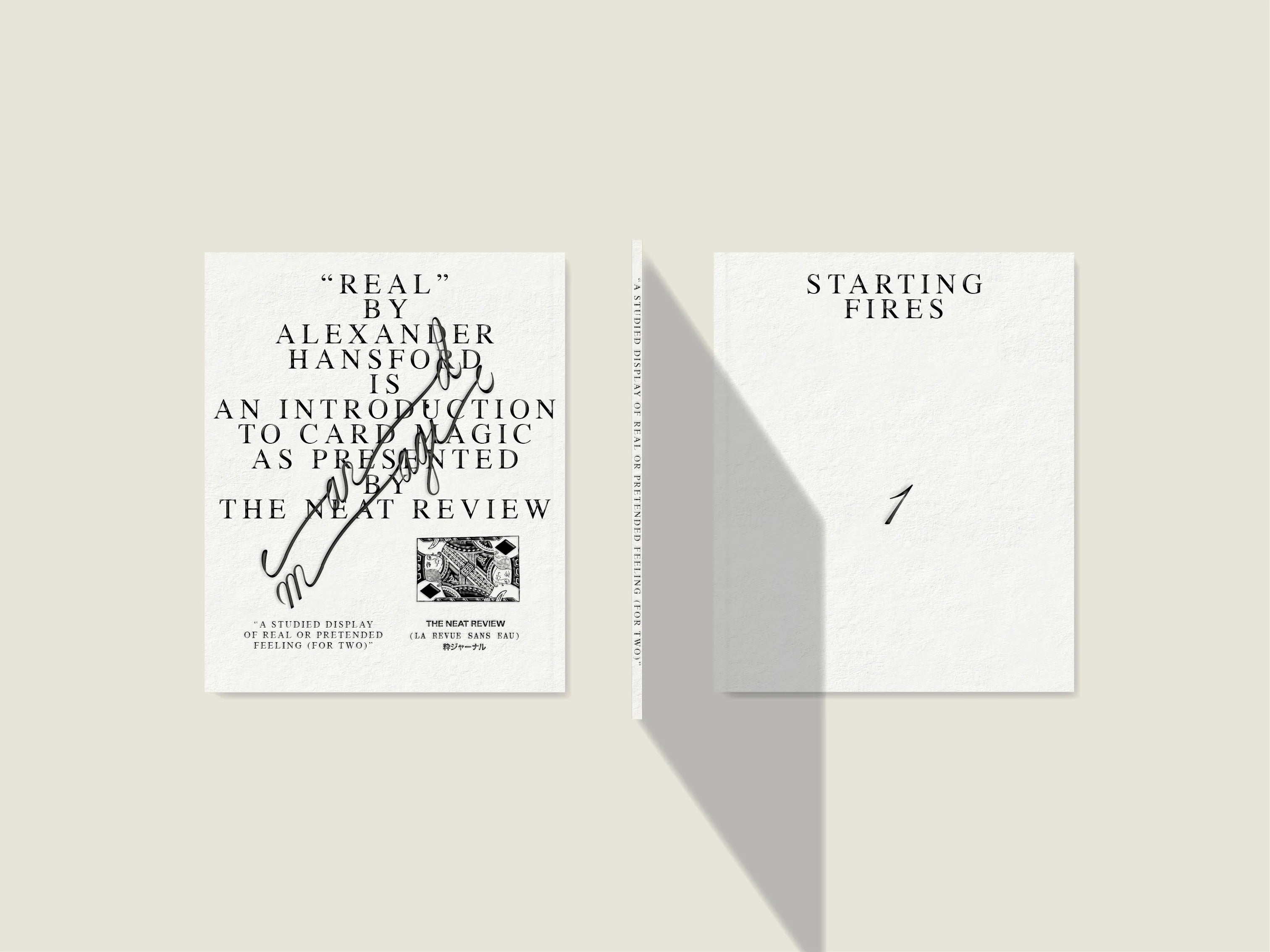 Starting Fires 1 "REAL": An Introduction to Card Magic