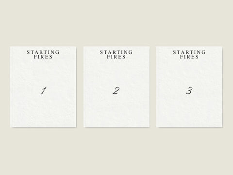 Starting Fires: An Introduction to Card Magic (First Three)